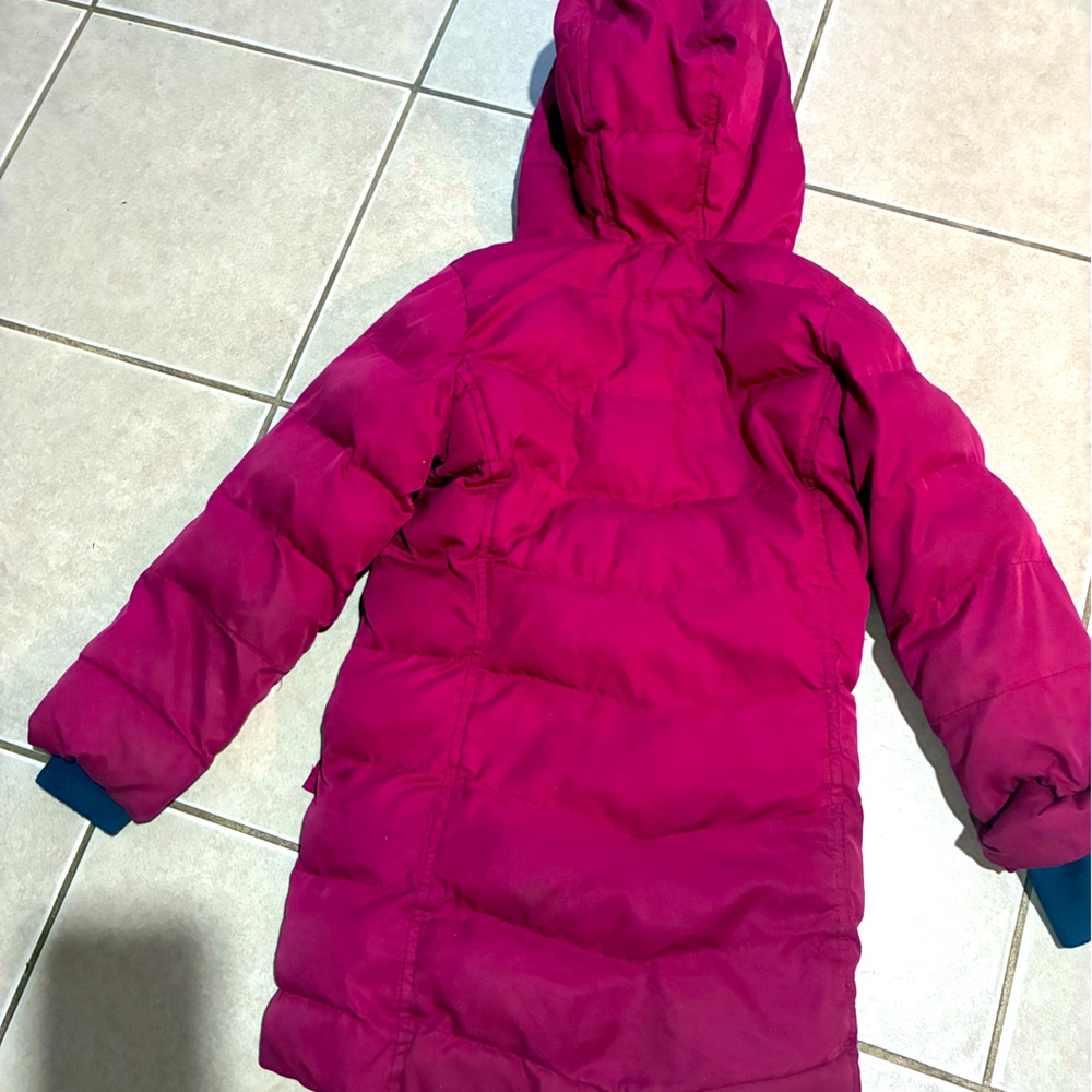 The warmest down LandsEnd coat.